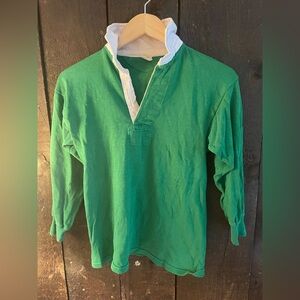 Green Rugby shirt. Vintage. Size Small.